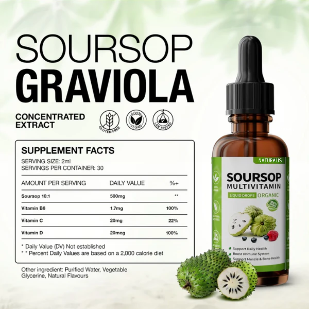 Naturalis 100% Pure Organic Soursop Extract (2oz)